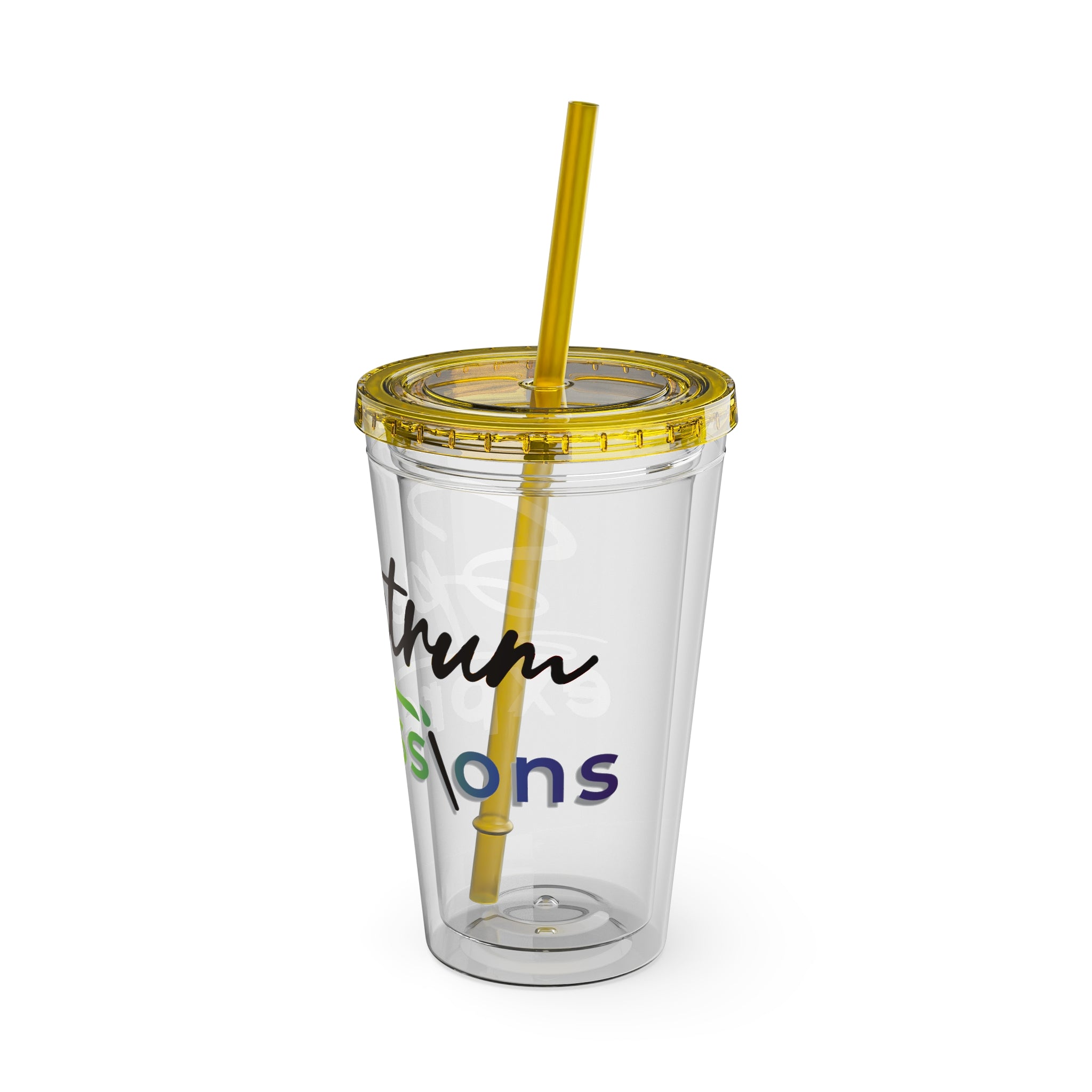 Image of Spectrum Expressions 16 oz Clear Acrylic Tumbler