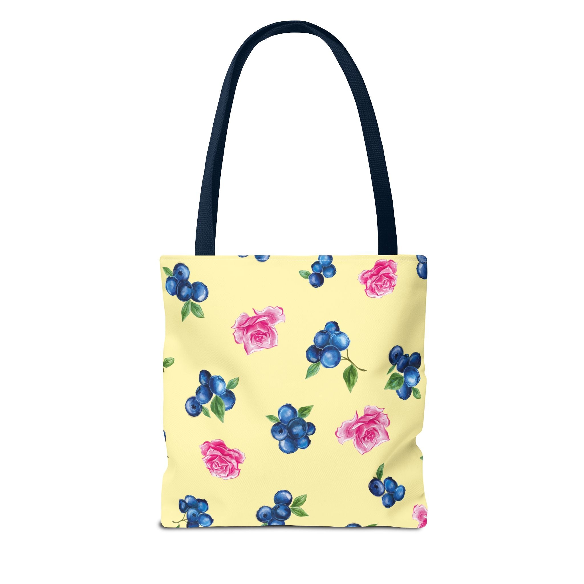 Image of Fresh Picked Blueberry & Rose Tote Bag
