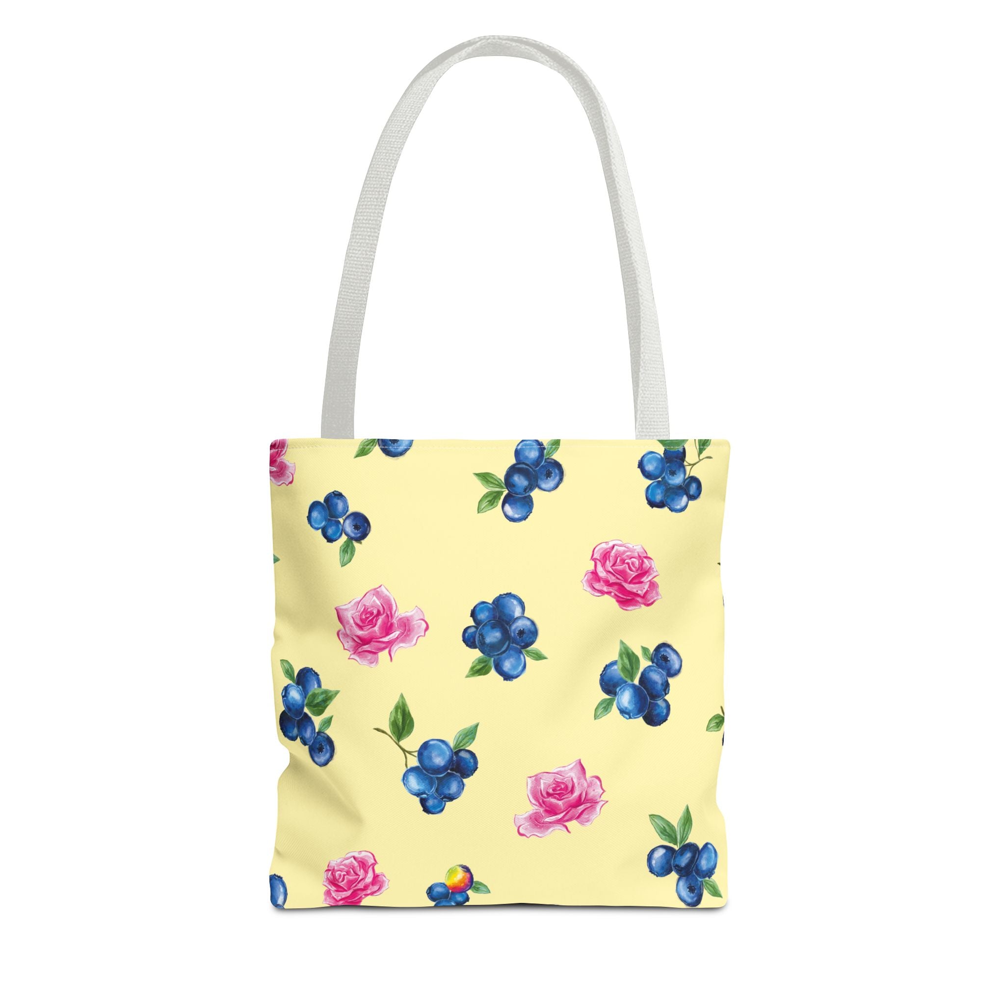 Image of Fresh Picked Blueberry & Rose Tote Bag