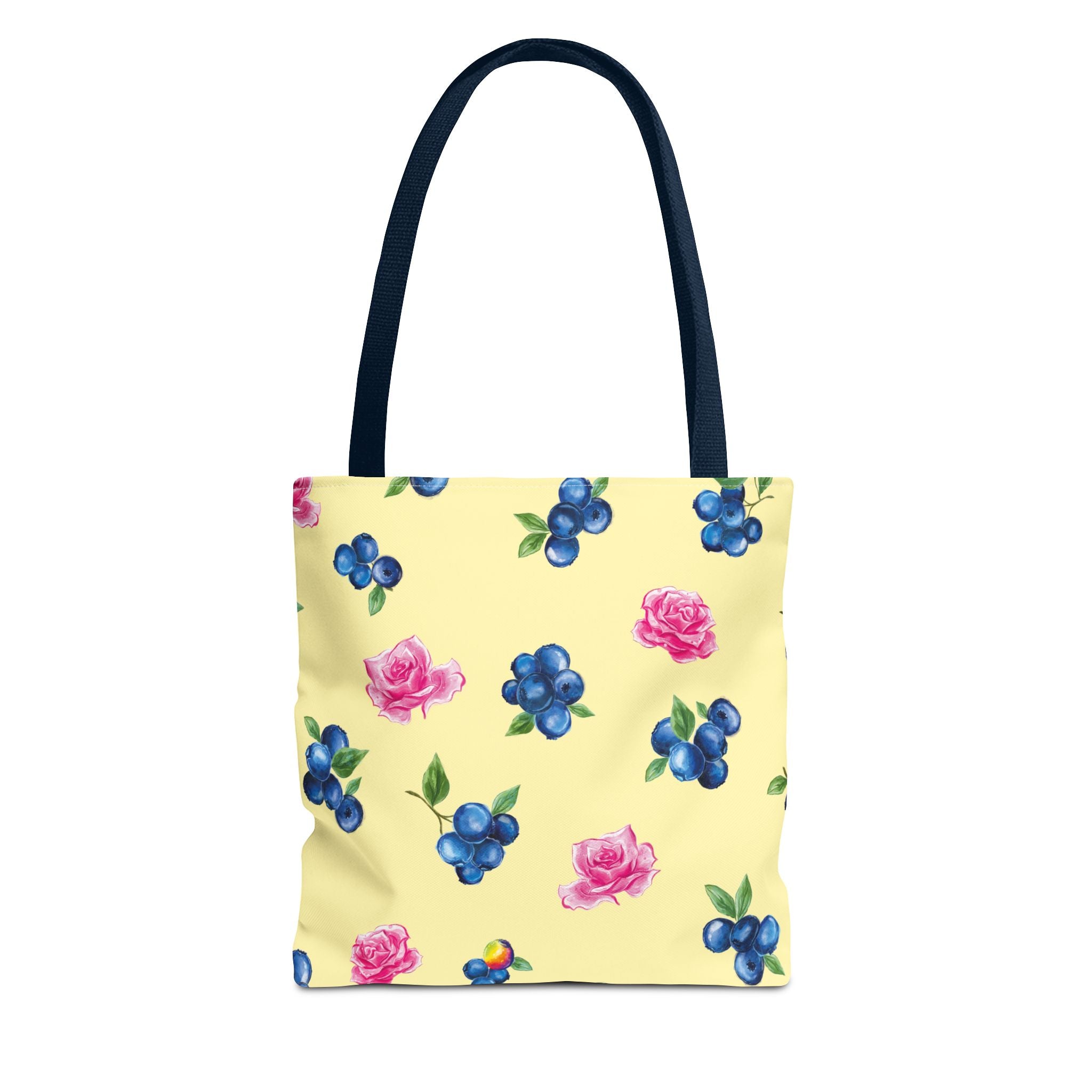 Image of Fresh Picked Blueberry & Rose Tote Bag