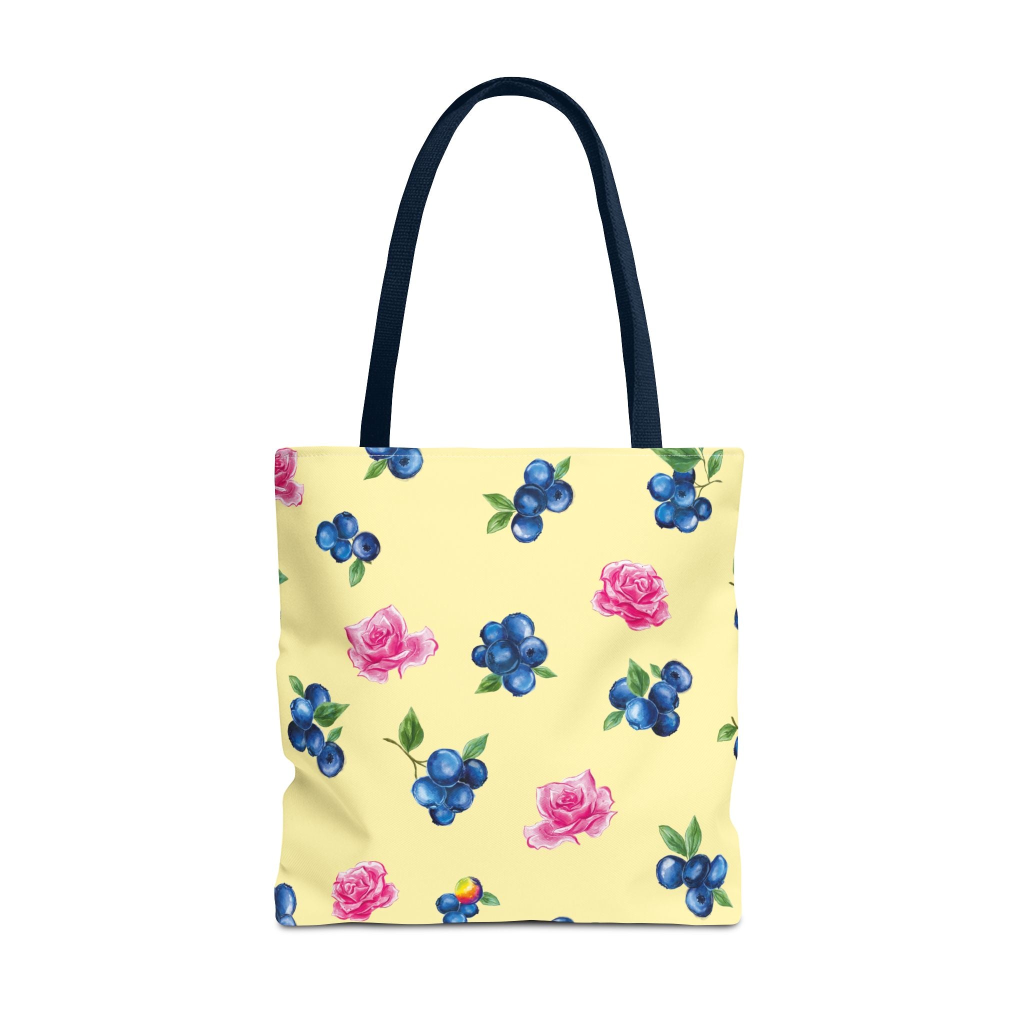 Image of Fresh Picked Blueberry & Rose Tote Bag
