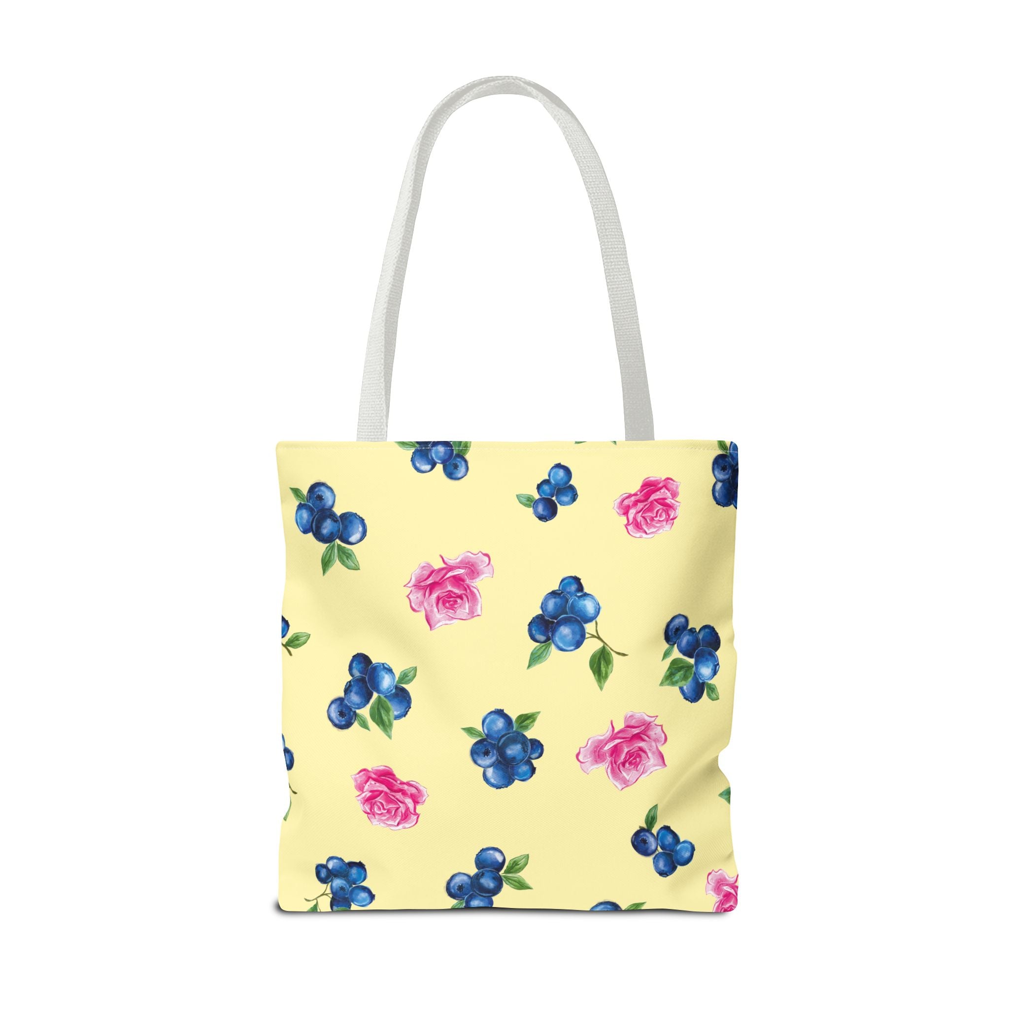Image of Fresh Picked Blueberry & Rose Tote Bag