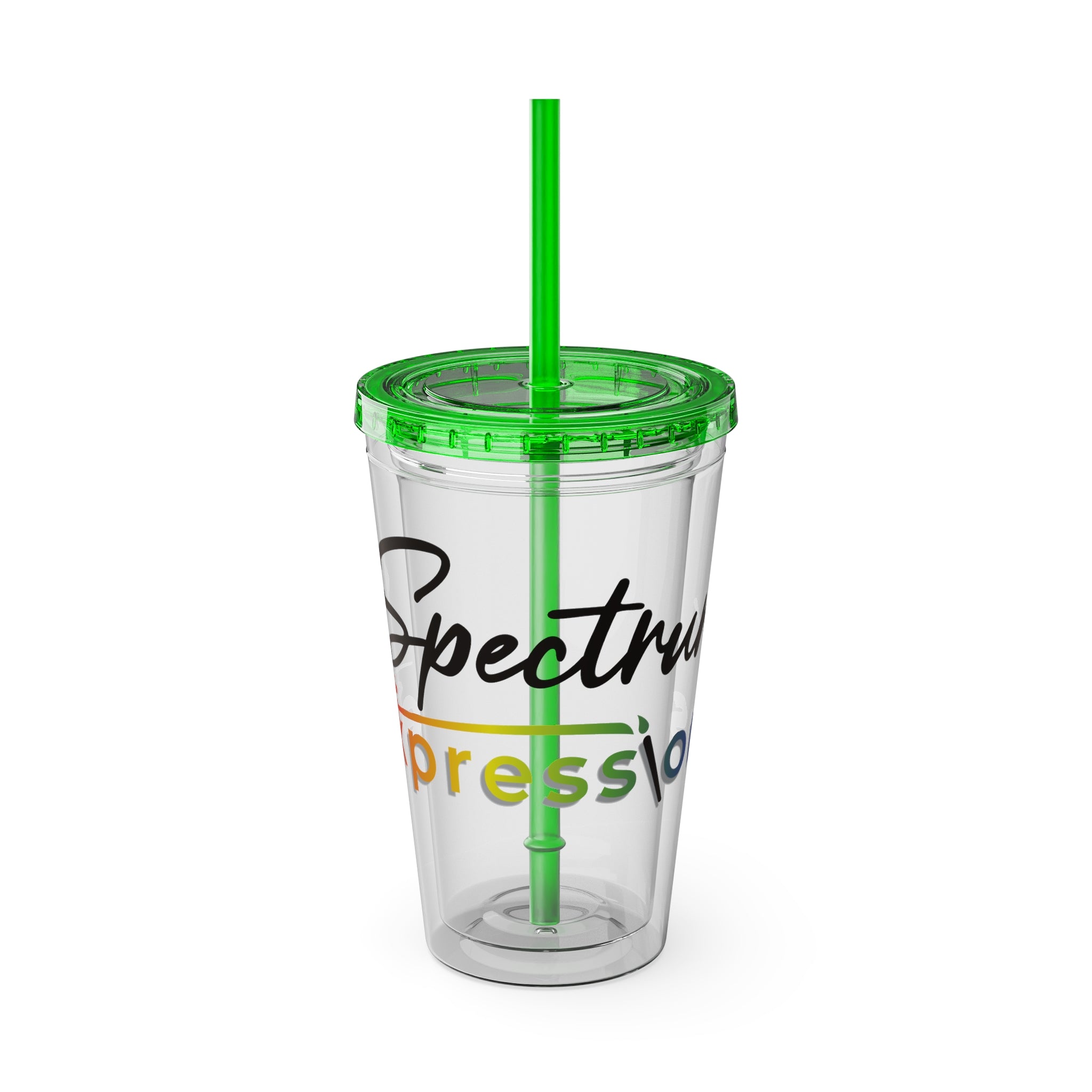 Image of Spectrum Expressions 16 oz Clear Acrylic Tumbler