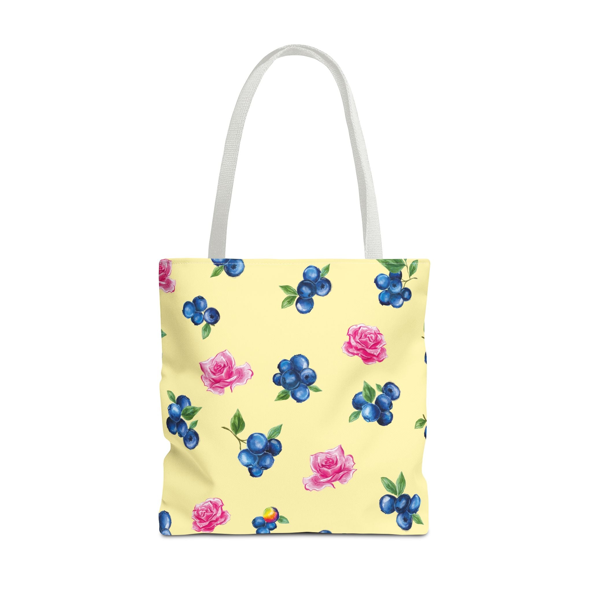 Image of Fresh Picked Blueberry & Rose Tote Bag