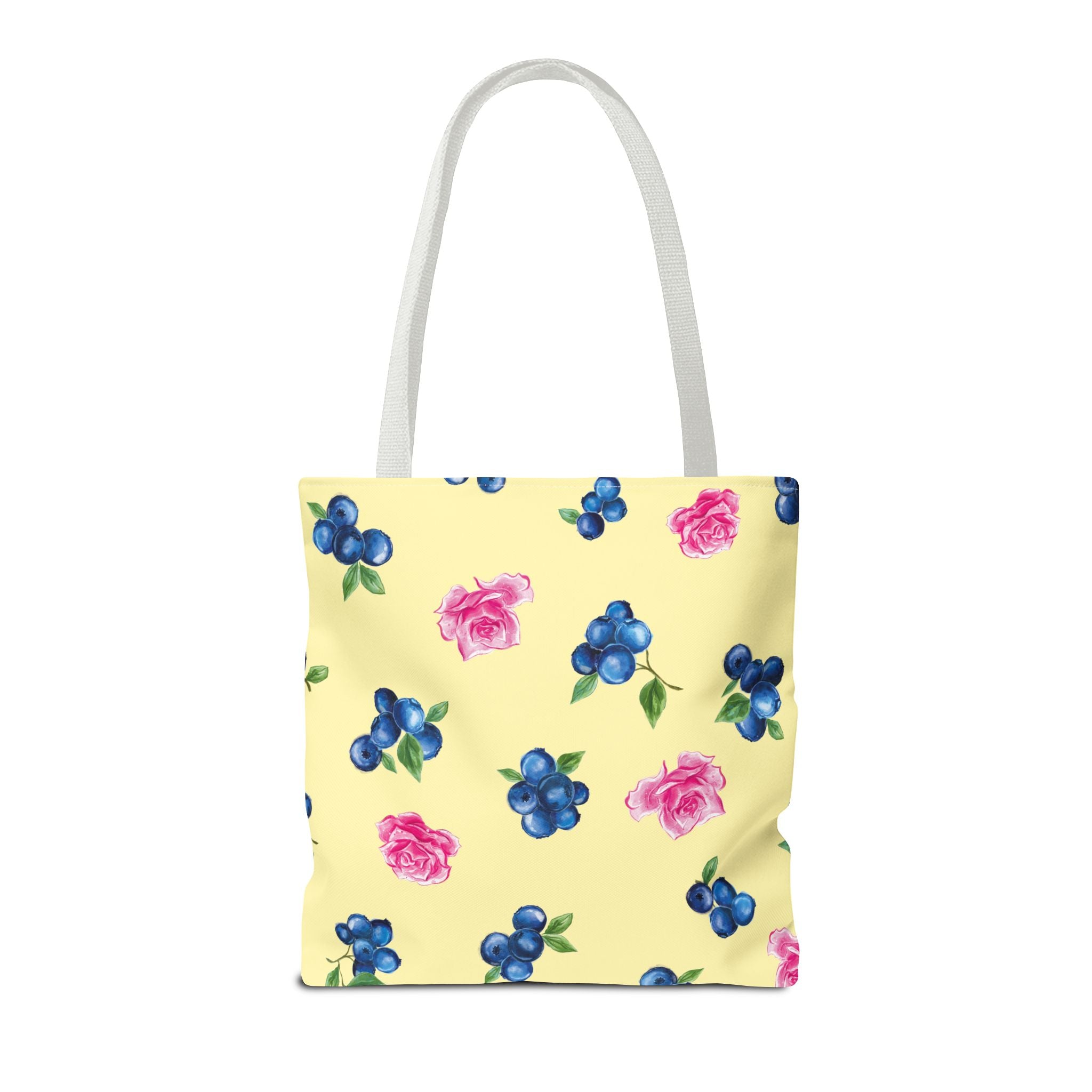 Image of Fresh Picked Blueberry & Rose Tote Bag