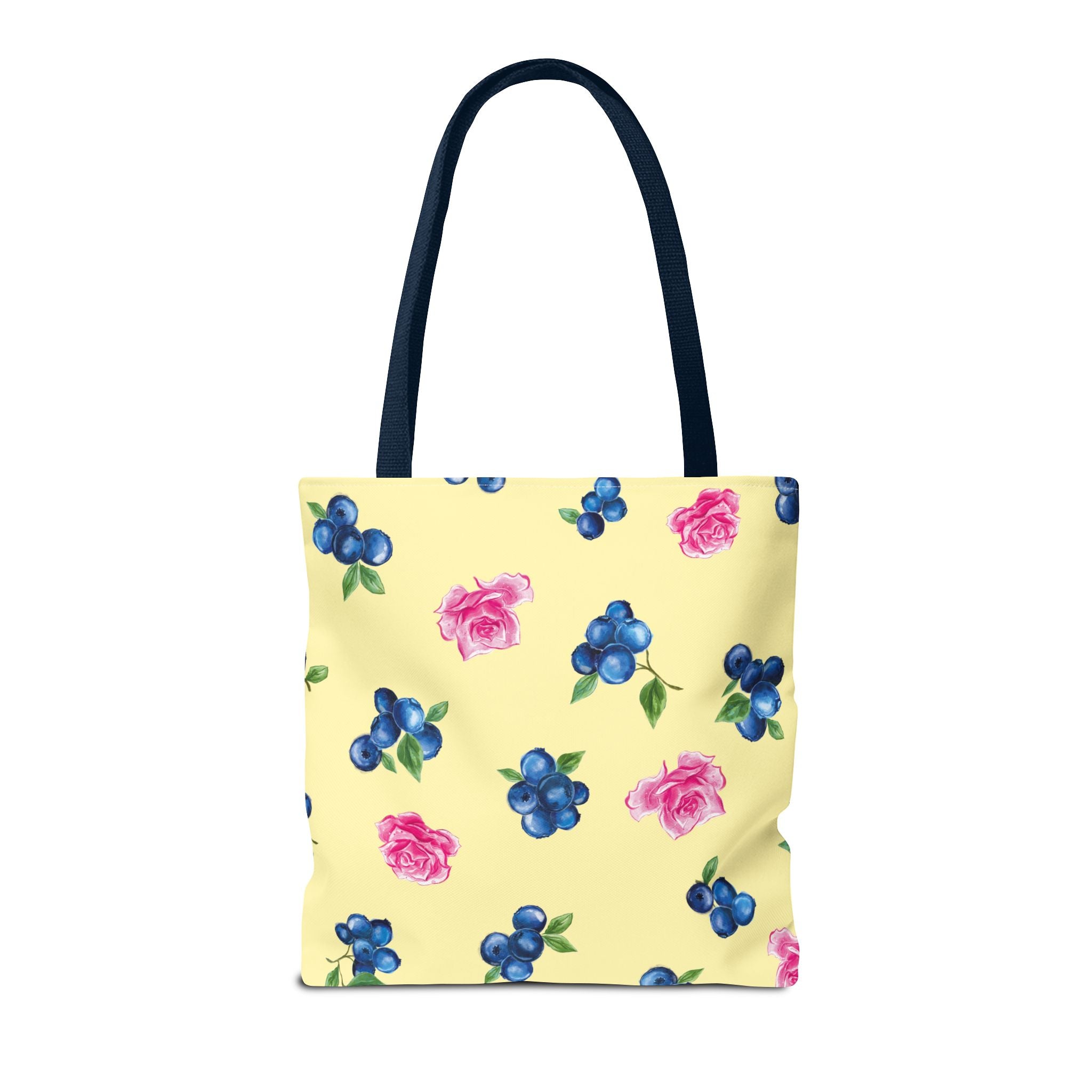 Image of Fresh Picked Blueberry & Rose Tote Bag