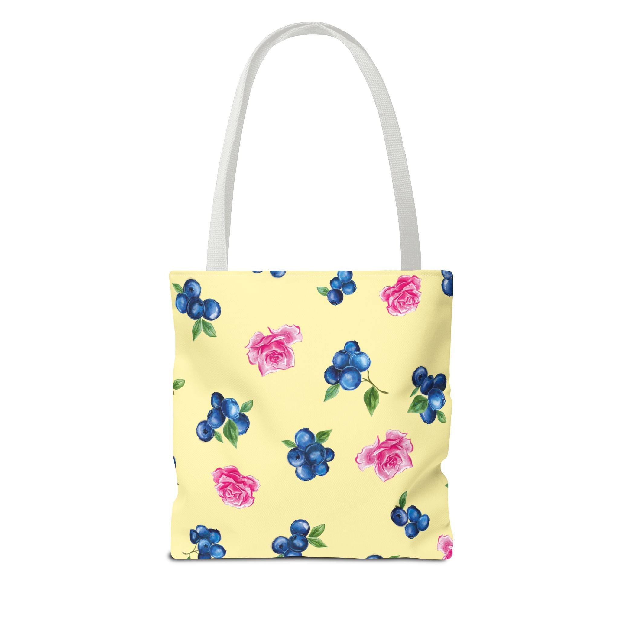 Image of Fresh Picked Blueberry & Rose Tote Bag