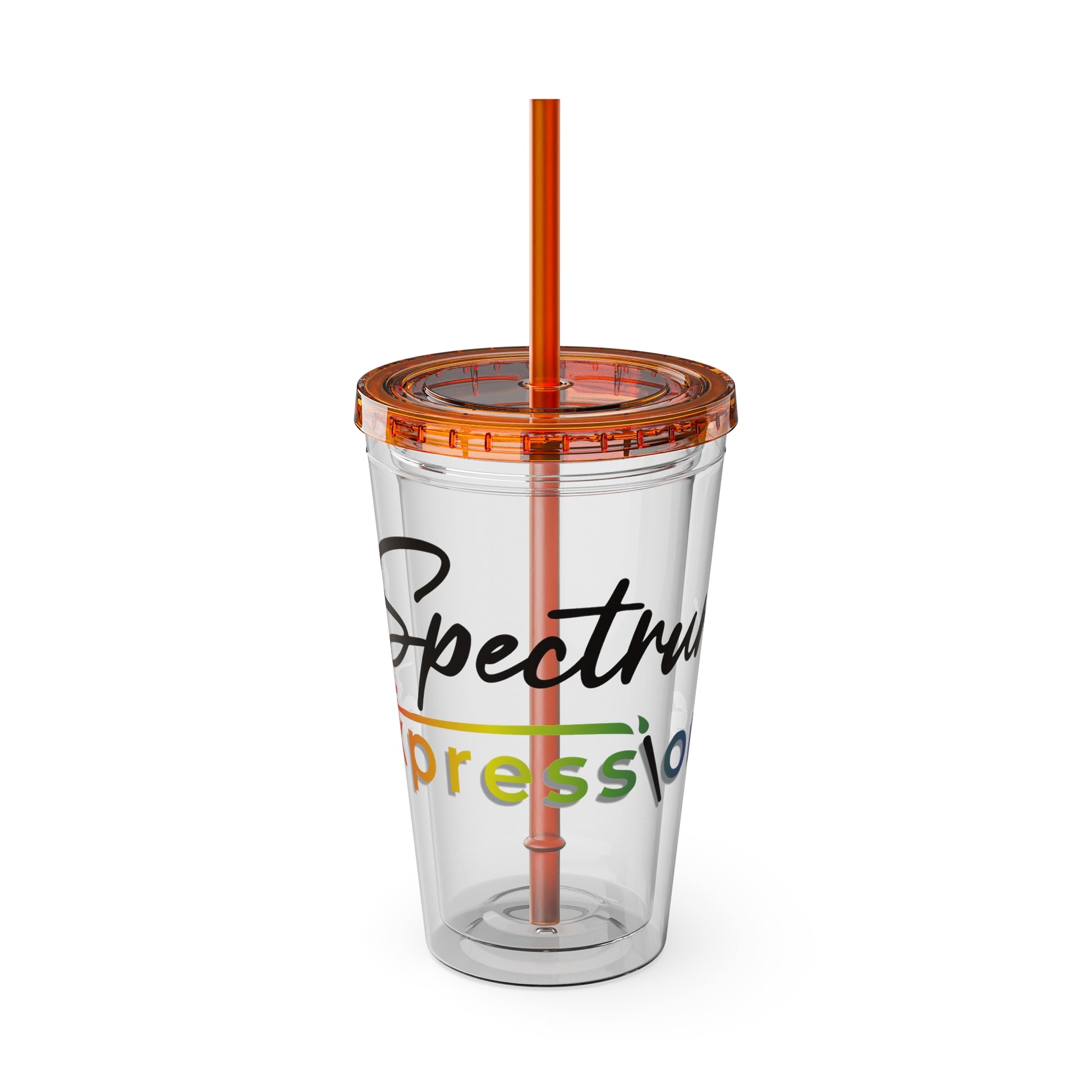 Spectrum Expressions 16 oz Clear Acrylic Tumbler