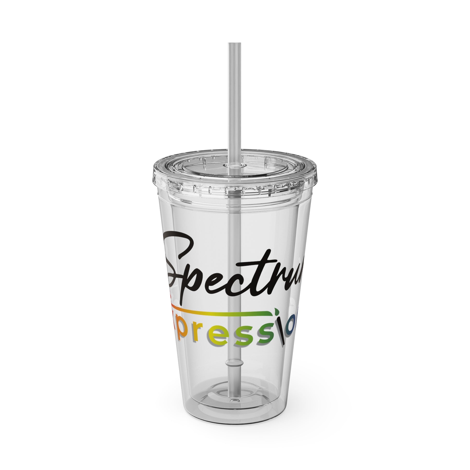 Spectrum Expressions 16 oz Clear Acrylic Tumbler