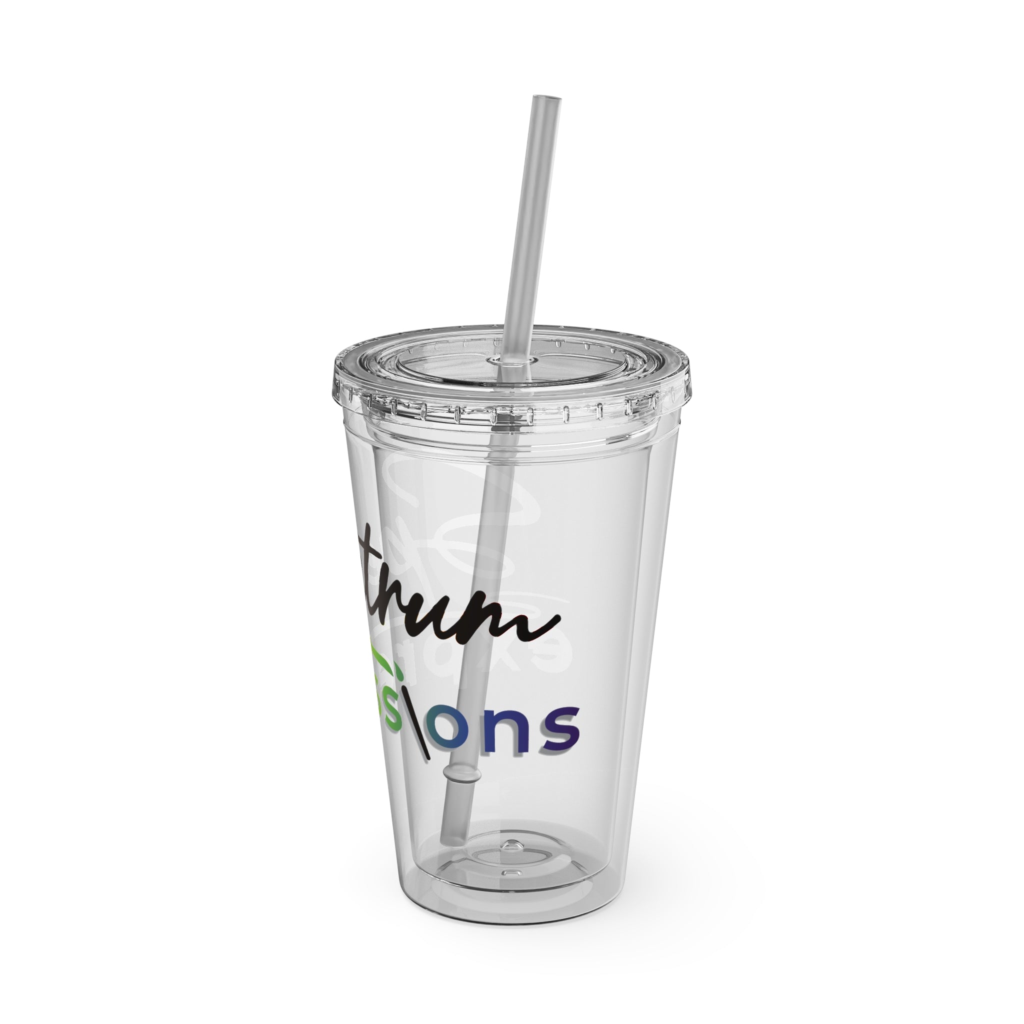 Image of Spectrum Expressions 16 oz Clear Acrylic Tumbler