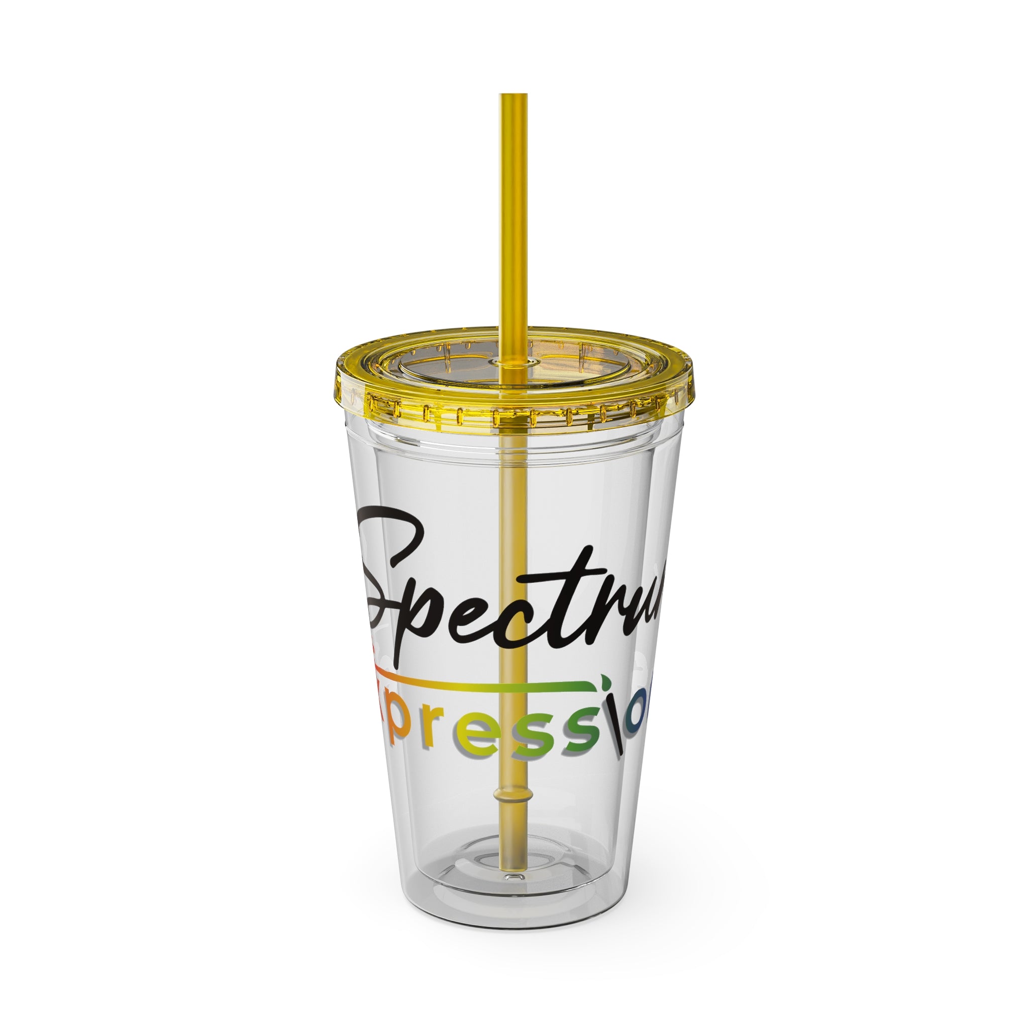 Image of Spectrum Expressions 16 oz Clear Acrylic Tumbler