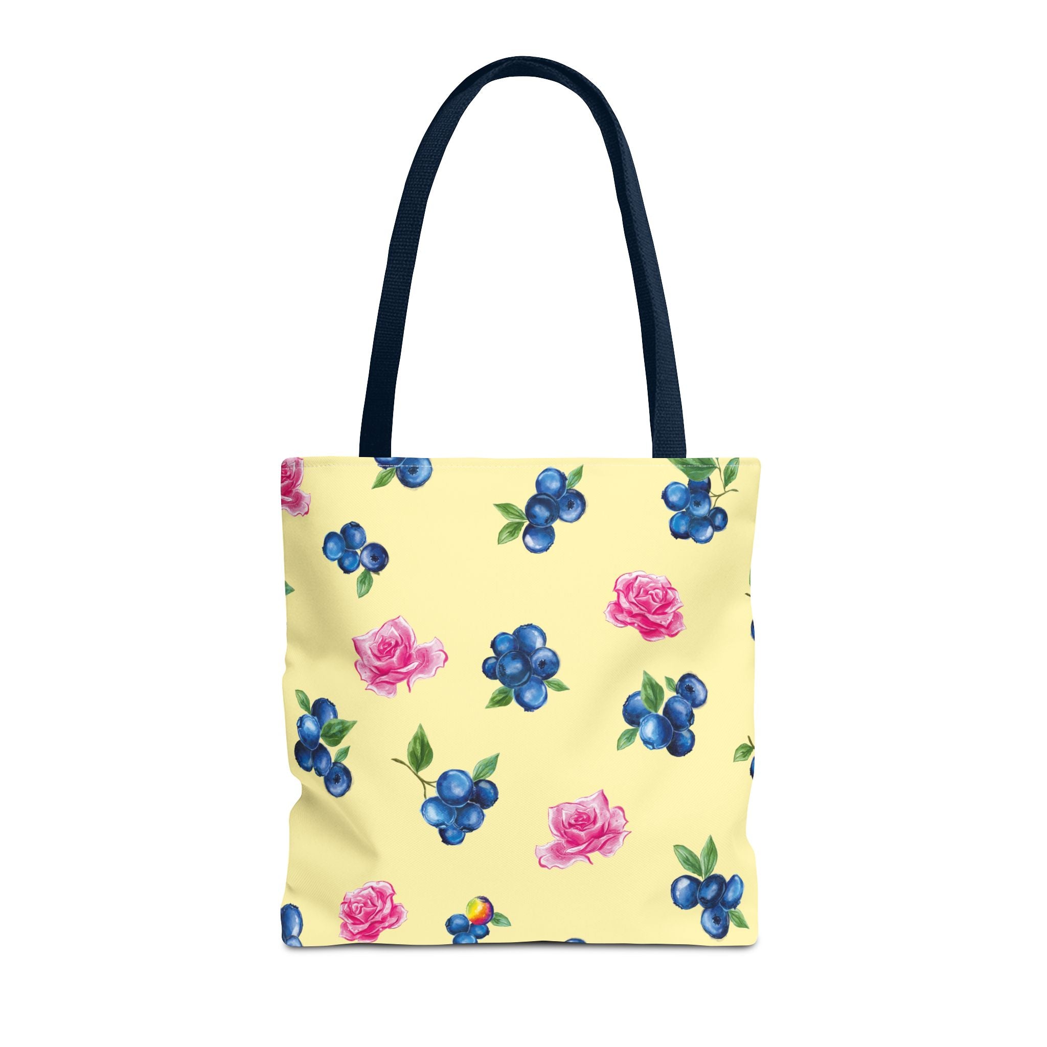 Image of Fresh Picked Blueberry & Rose Tote Bag