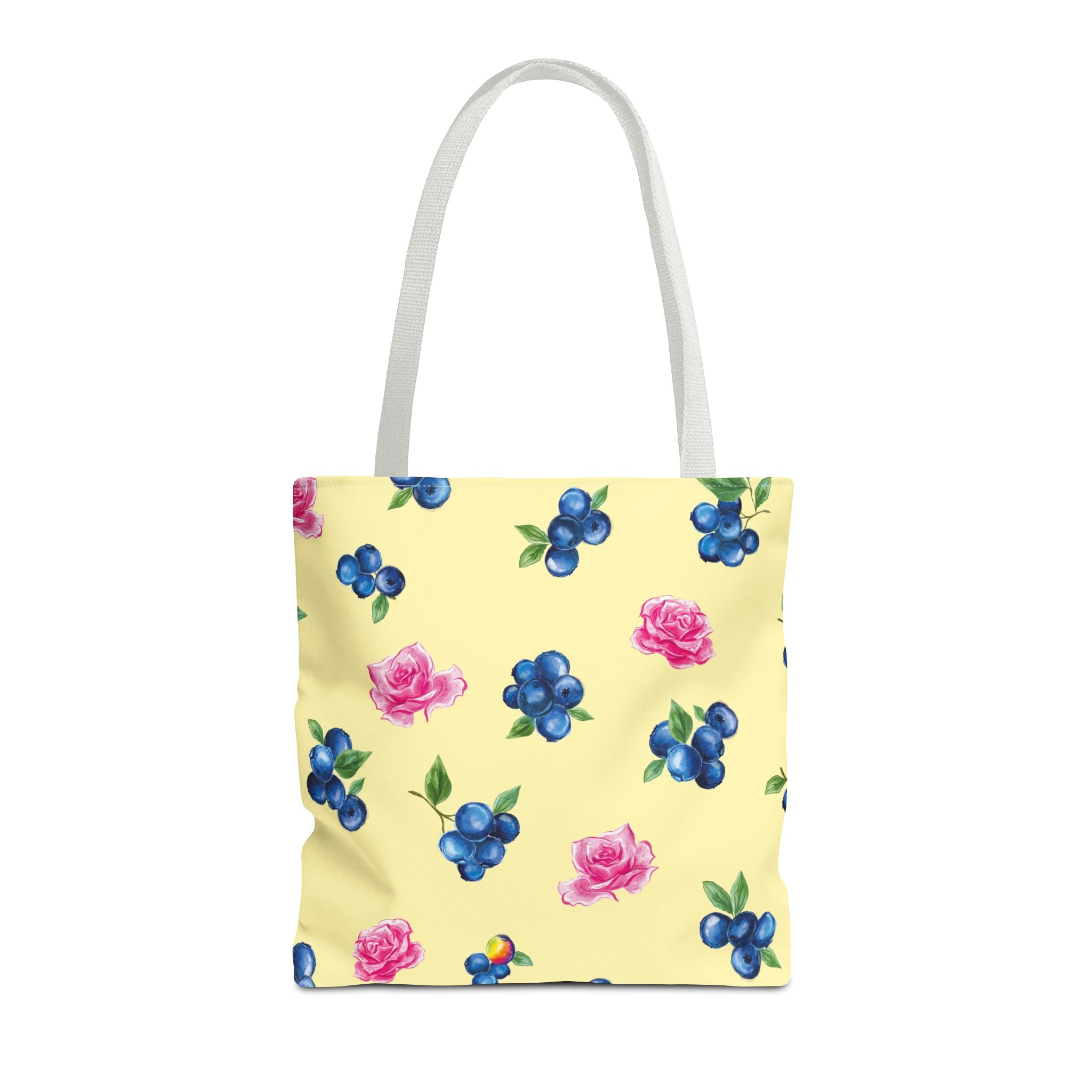 Image of Fresh Picked Blueberry & Rose Tote Bag