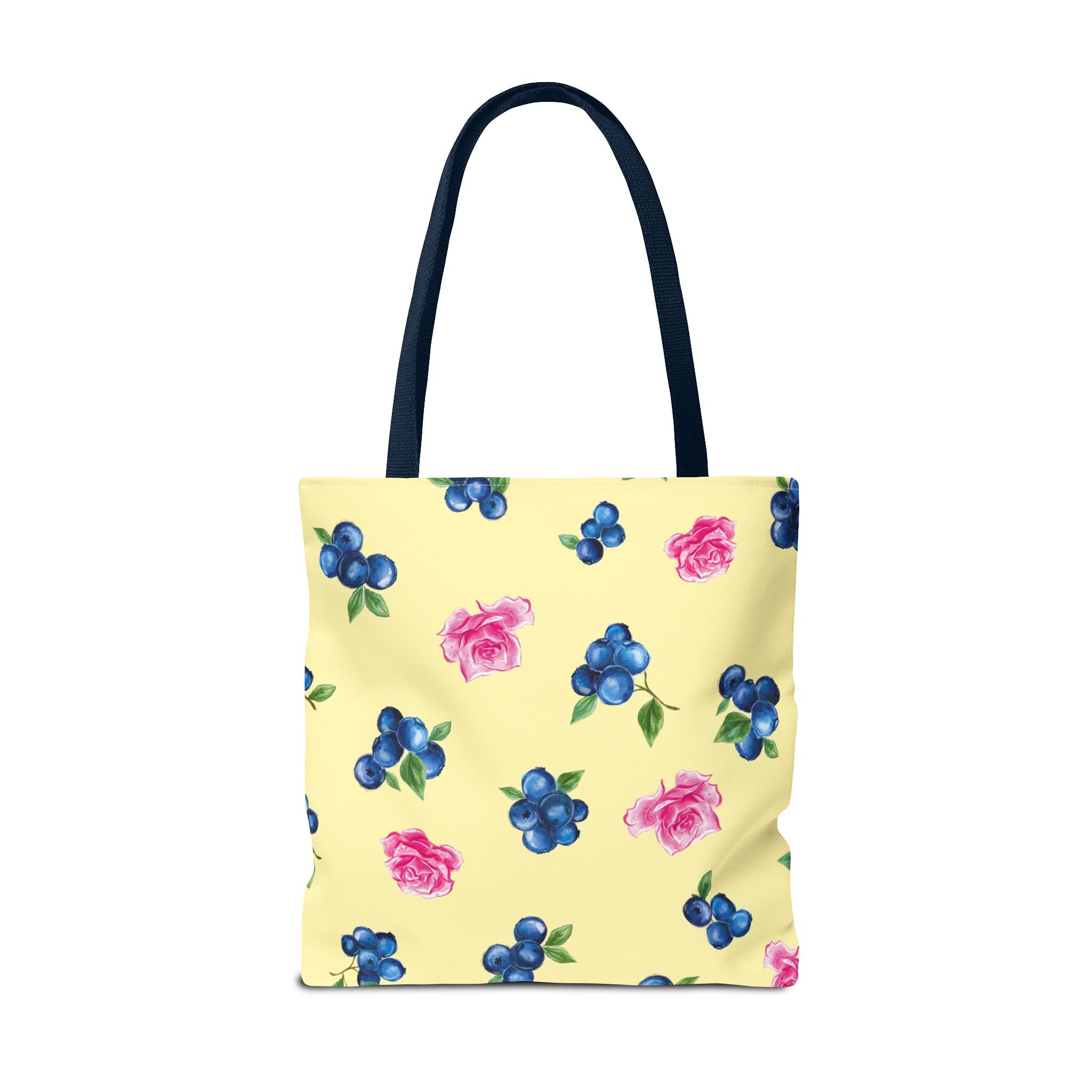 Image of Fresh Picked Blueberry & Rose Tote Bag
